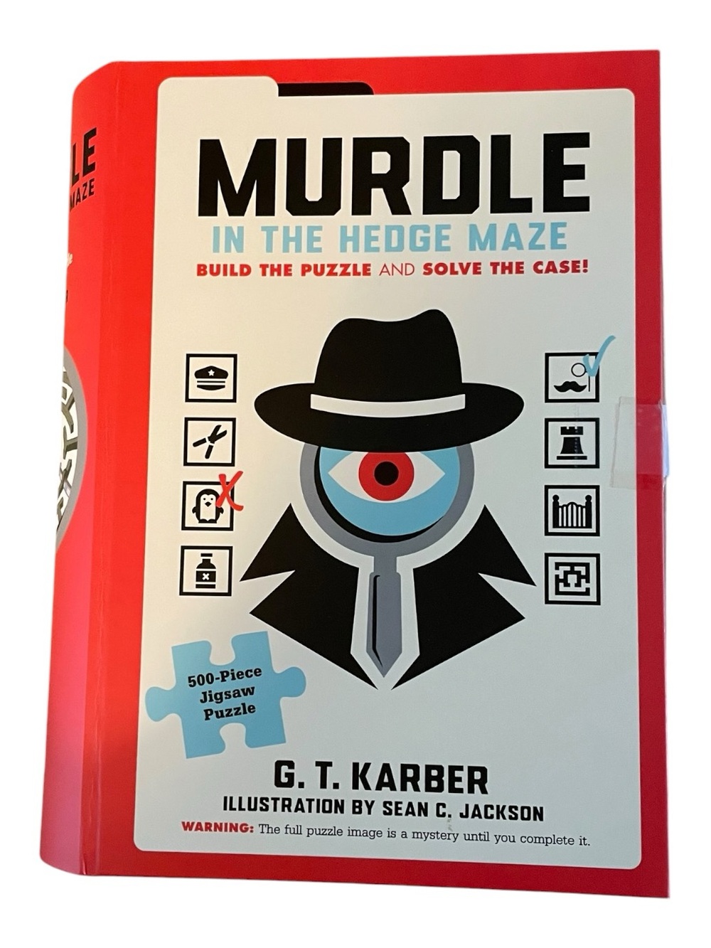 MURDLE In The Hedge Maze 500-Piece Mystery Jigsaw Puzzle in a Puzzle Challenging